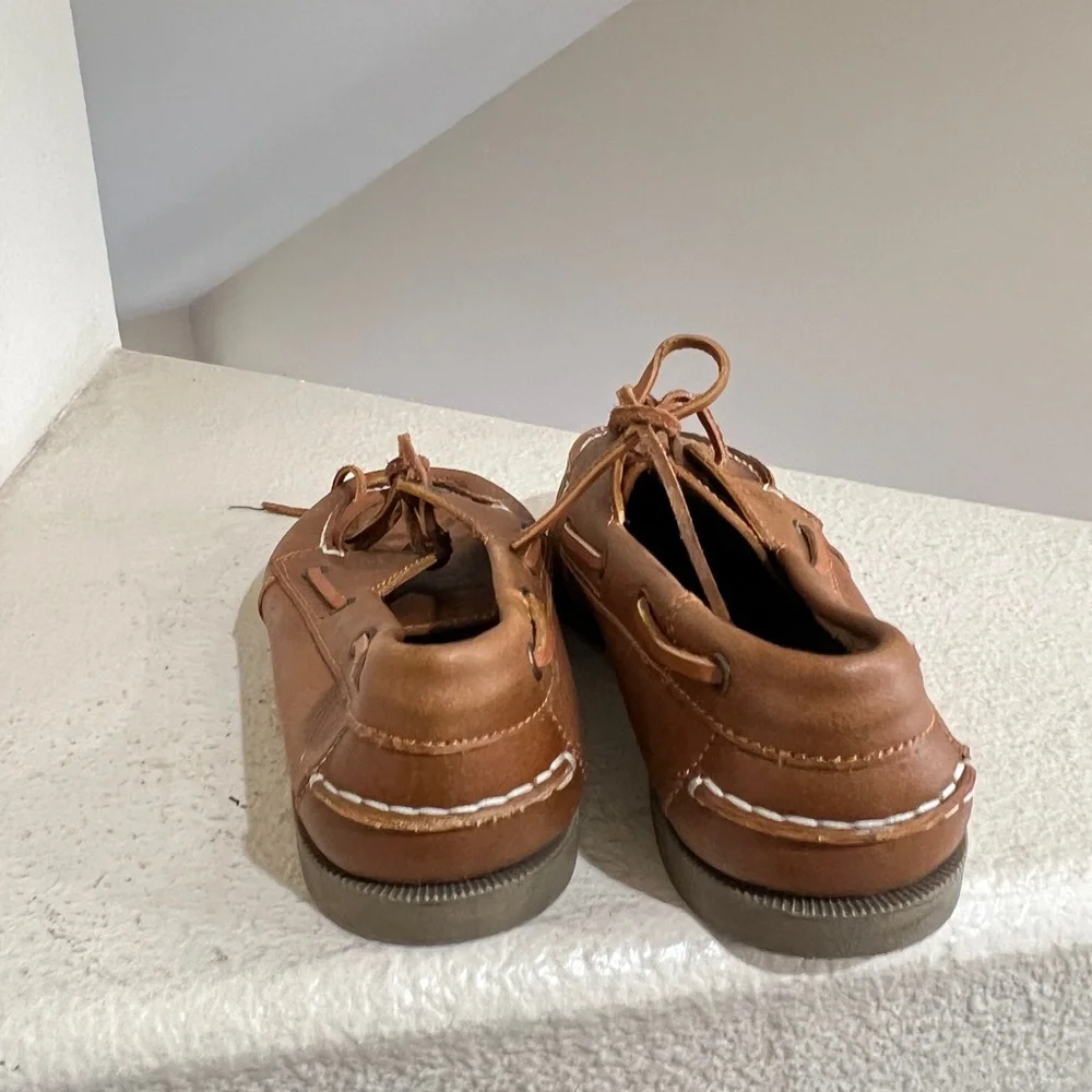 Sperry Top-Sider‎ 2 Eye Sahara Brown Boat Shoe Driving Loafers Casual Men Sz 11
